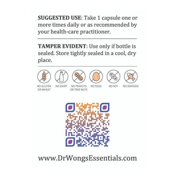 Dr Wong’s WAM Essentials - Vitamin E | Dry E 500 IU with Yeast-Free Selenium | (60caps)