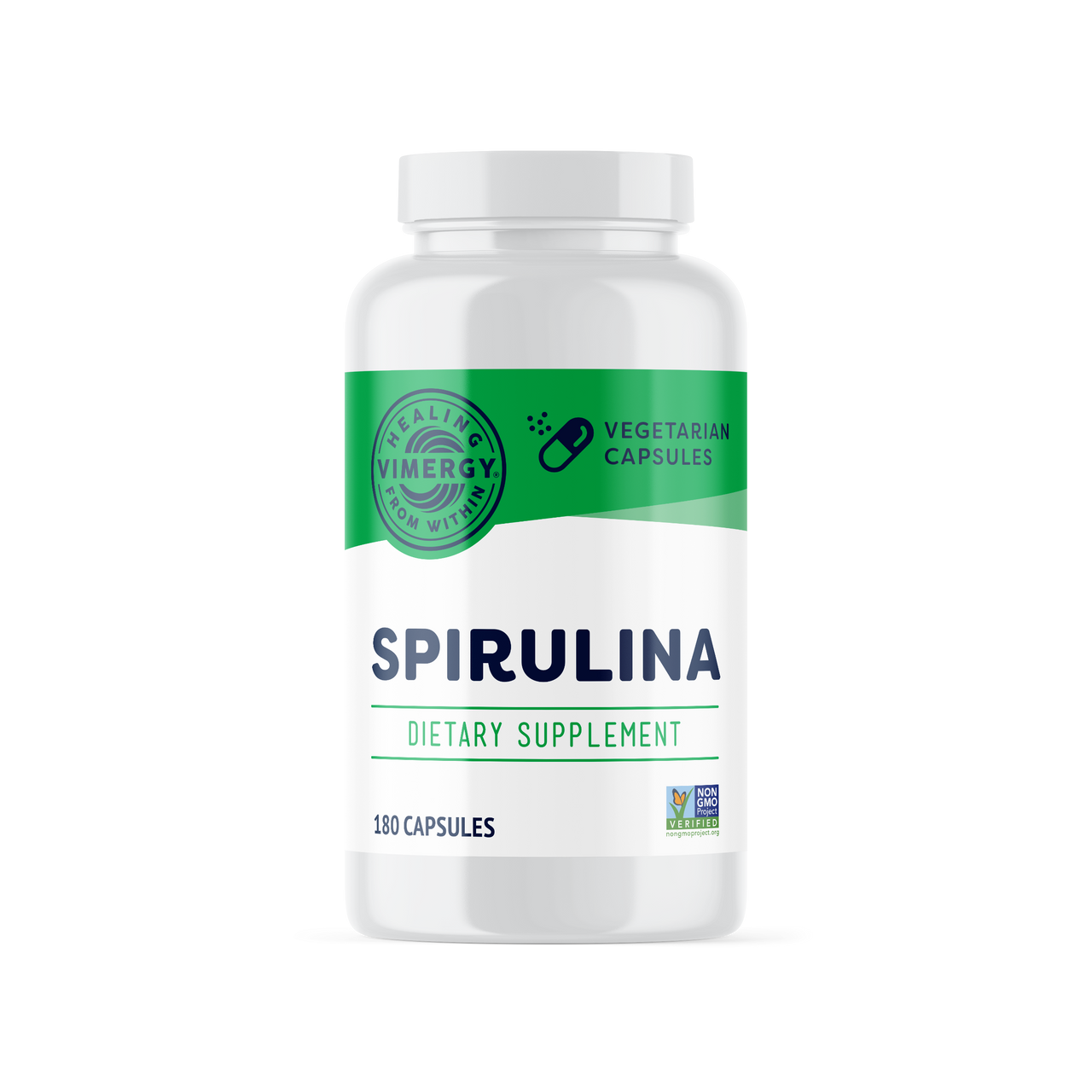 Vimergy Herbs - Spirulina Capsules 180 Capsules