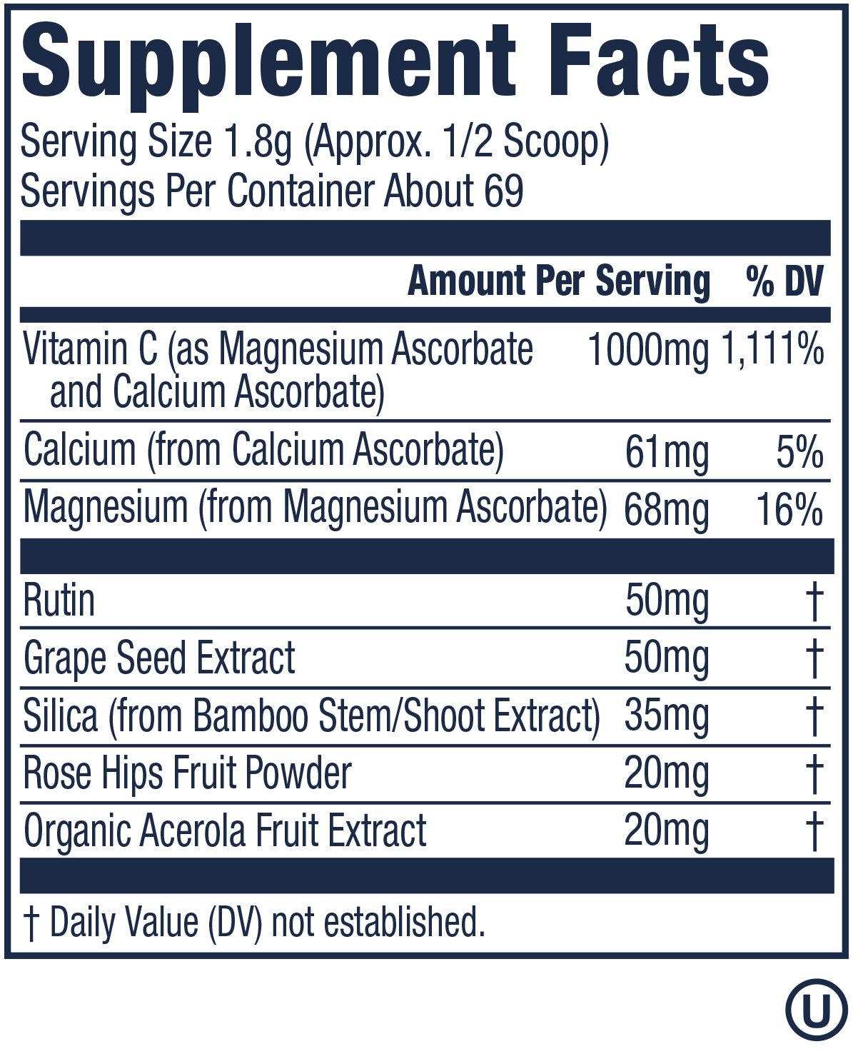 Vimergy - Micro-C Immune Powder 125g (Trial Size)