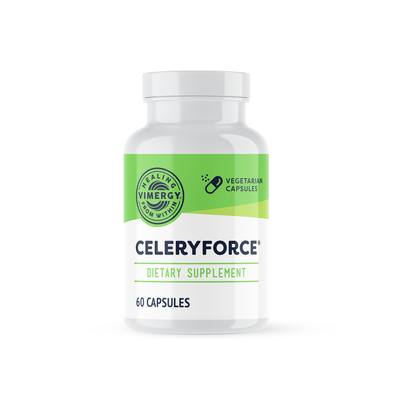 Vimergy Herbs - Celeryforce 60caps (Magnesium Glycinate, Inositol, L-Glutamine, L-Taurine, and Choline)