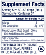 Thumbnail for Vimergy Herbs Organic Licorice Extract 10:1 (115ml)