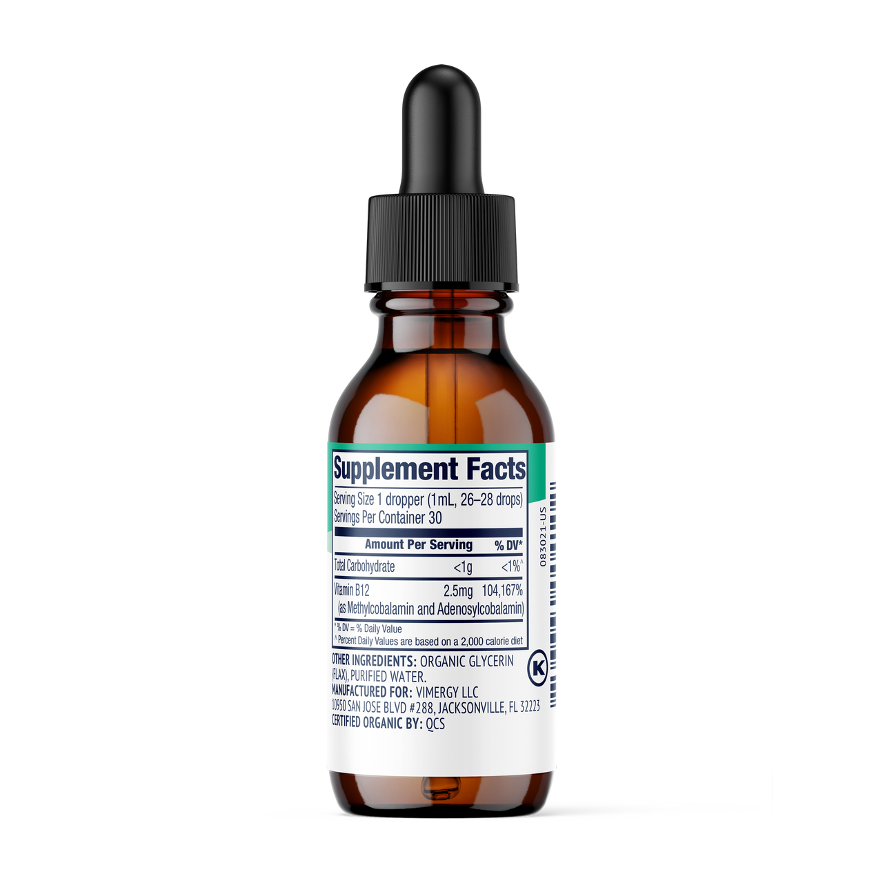 Vimergy Herbs - Liquid B12 (30ml)