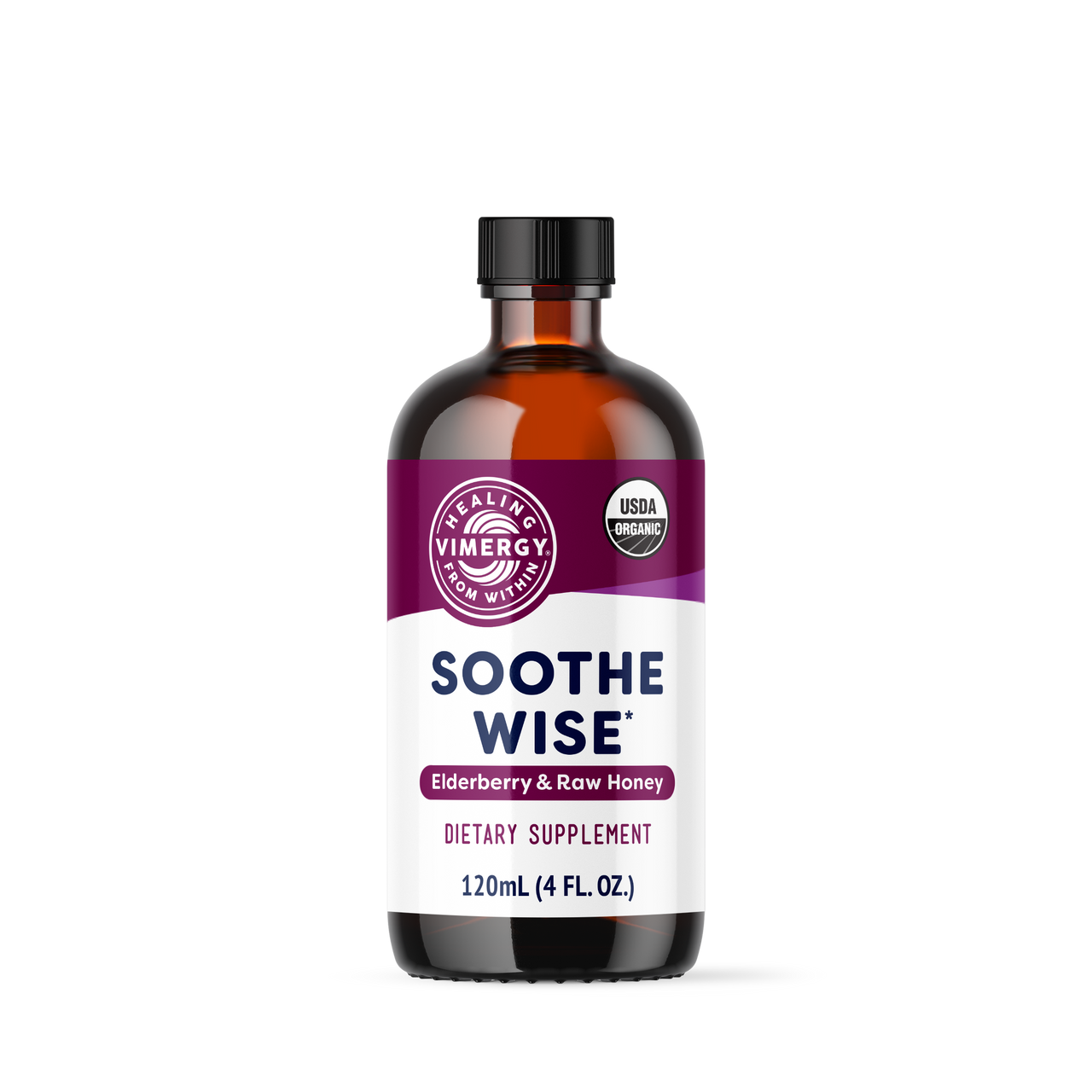 Vimergy Herbs - Soothe Wise (Elderberry & Raw Honey) 120ml