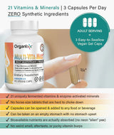 Thumbnail for Organixx | Multi-Vita-Maxx wholefood multivtiamin (90 caps) | Fermented botanical blend
