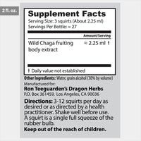 Thumbnail for Dragon Herbs Wild Siberian Chaga Drops 2 fl. oz. (60 ml)