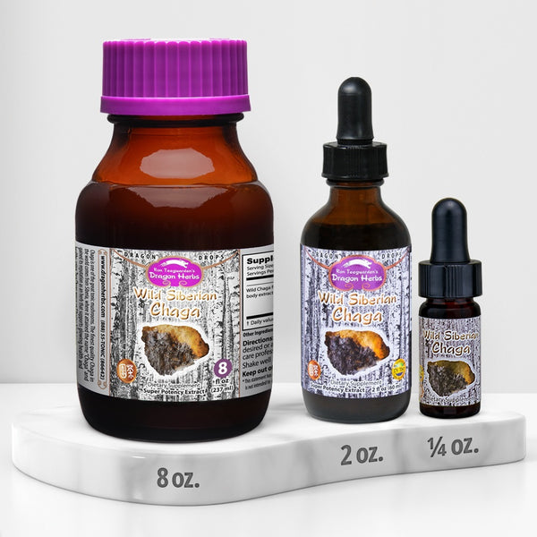 Dragon Herbs Wild Siberian Chaga Drops 2 fl. oz. (60 ml)