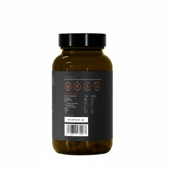 APE Nutrition - Whole Bone Matrix Capsules | Grass-Fed Bone Calcium (60caps)