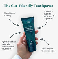 Thumbnail for Gutology Mineral Toothpaste with hydroxyapatite (120ml) Wild Mint
