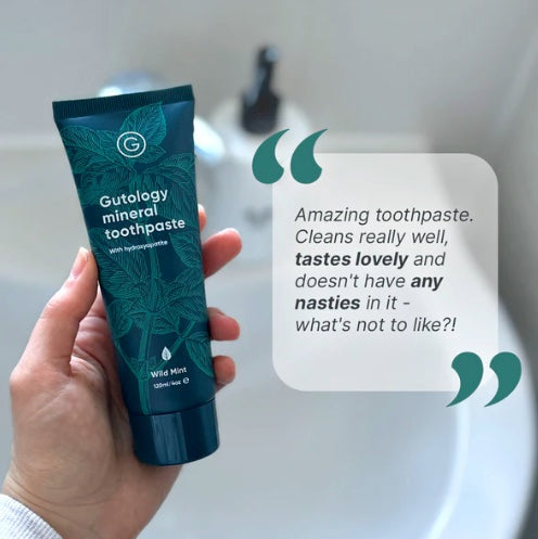 Gutology Mineral Toothpaste with hydroxyapatite (120ml) Wild Mint