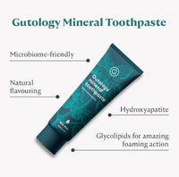Thumbnail for Gutology Mineral Toothpaste with hydroxyapatite (120ml) Wild Mint