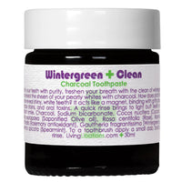 Thumbnail for Living Libations - Wintergreen Clean Charcoal Toothpaste (30ml)