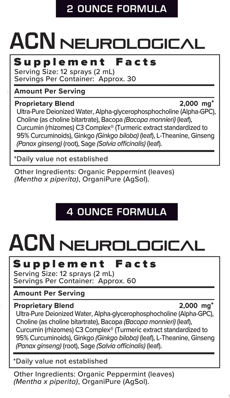 Results RNA - ACN Neurological Extra Strength 4floz (120ml)