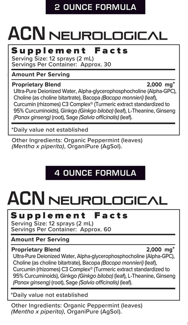 Results RNA - ACN Neurological Extra Strength 4floz (120ml)