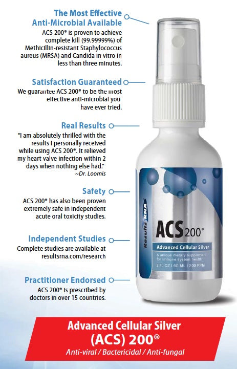 Results RNA - Advanced Cellular Silver (ACS) 200® 2fl oz (60ml)