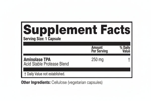 Arthur Andrew Medical - Aminolase TPA | Protein Digestion Support (90caps)