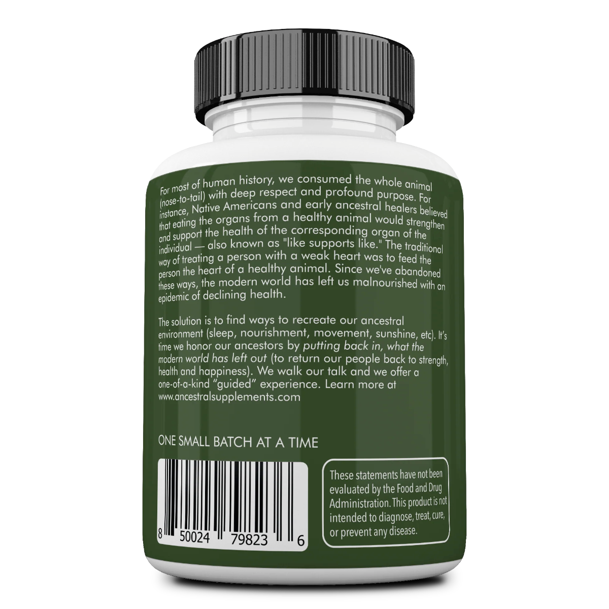 Ancestral Supplements - Animal-Based Greens 180caps 612mg