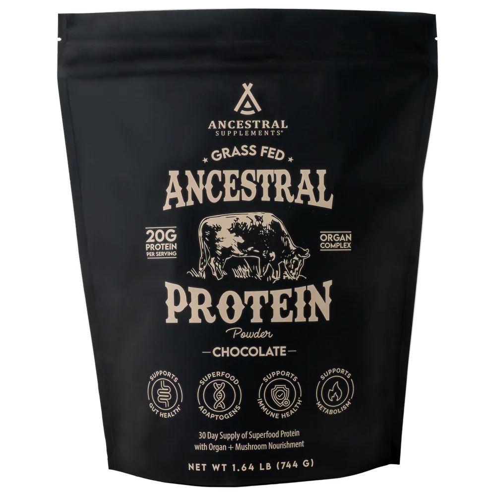 Ancestral Supplements - Ancestral Protein Powder 744g Chocolate