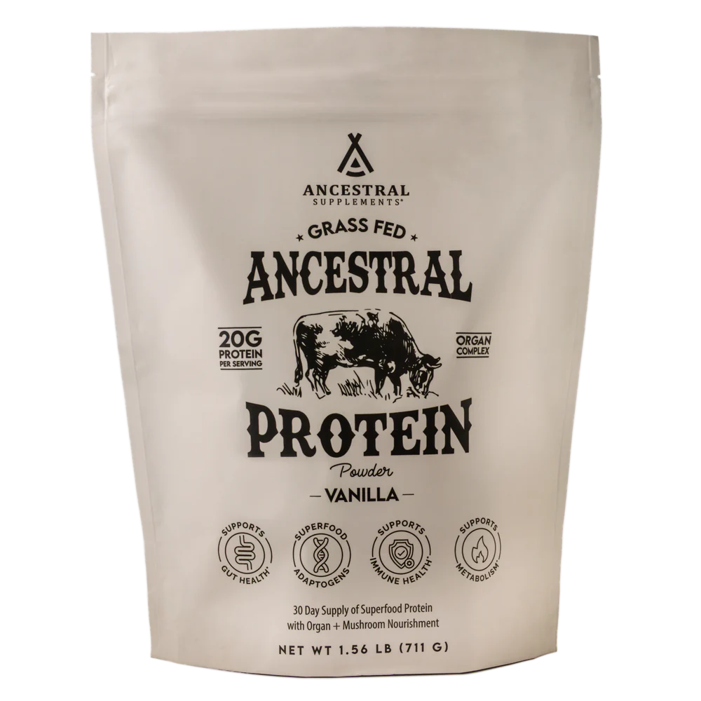 Ancestral Supplements - Ancestral Protein Powder 711g Vanilla