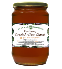 Thumbnail for Asterios - Greek Artisan Carob Honey - 1kg (Raw, Organic, Runny)