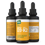 Thumbnail for Nature Provides - Liquid Vitamin D3 (3000IU) & K2 (MK-7, 100% trans)