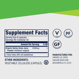 Thumbnail for Vimergy Herbs - USDA Organic Barleygrass Juice Extract Powder in capsules (240caps)
