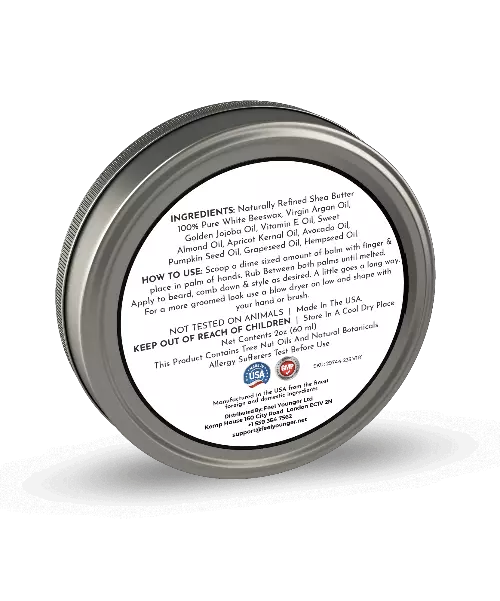 Feel Younger® - Beard Balm with Jojoba (2oz/60ml)