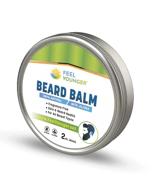 Feel Younger - Natural Beard Balm 60ml (with Jojoba)