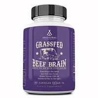 Thumbnail for Ancestral Supplements - Grass Fed Beef Brain With Liver 180caps 500mg