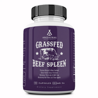 Thumbnail for Ancestral Supplements - Grass Fed Beef Spleen 180caps 500mg