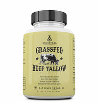 Thumbnail for Ancestral Supplements - Grass Fed Beef Tallow (from Suet) 180caps 500mg