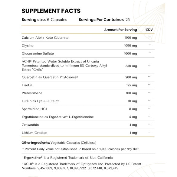 The Energy Blueprint – Longenesis Advanced Multi-Nutrient Formula (150 Capsules)