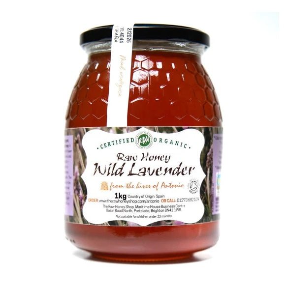 Antonio - Wild Lavender Honey 1kg (Raw, Organic)
