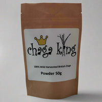 Thumbnail for Wild Chaga King Powder 50g (100% British Wild Chaga Powder)
