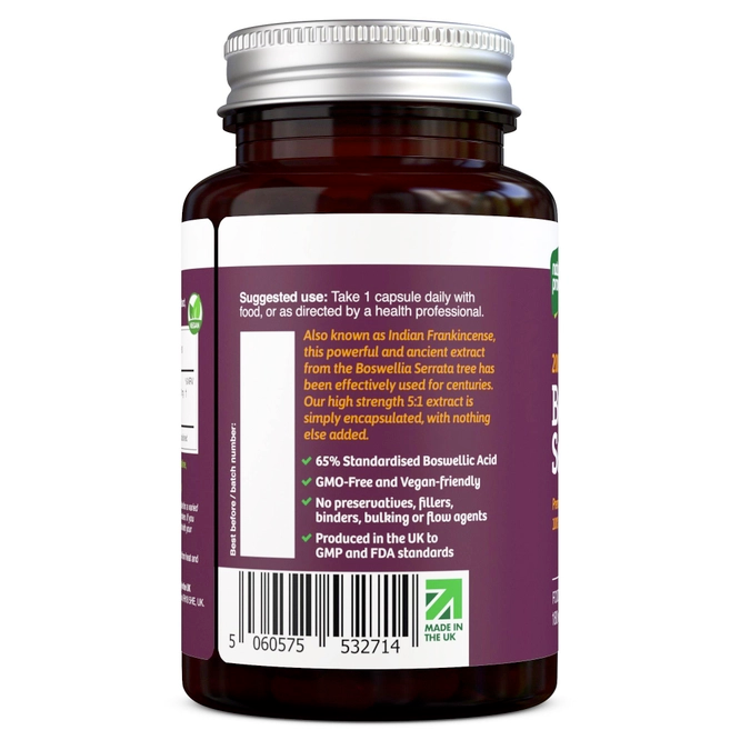 Boswellia Serrata 5:1 Extract 2000mg - 180 VEGAN CAPSULES