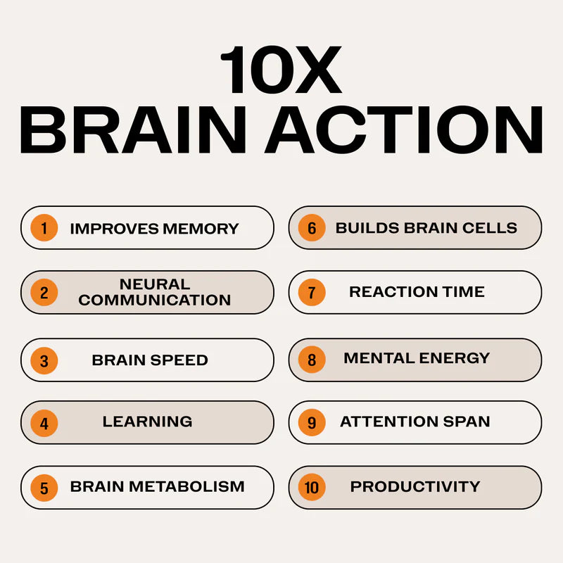 Vimergy Herbs - Brain Body Memory 44.5g (Citicoline, Magnesium Glycinate, B12)