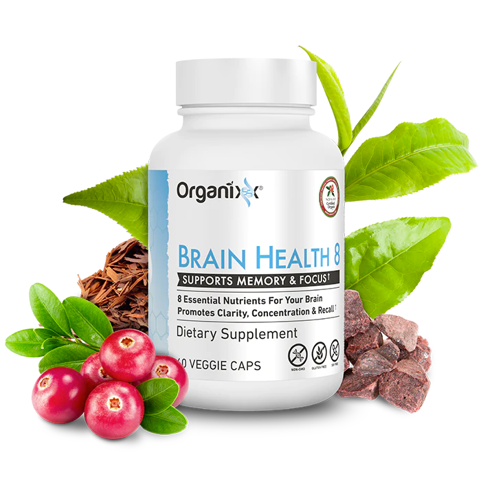 Organixx Brain Health 8 60 vegicaps (Previously Ageless Brain)