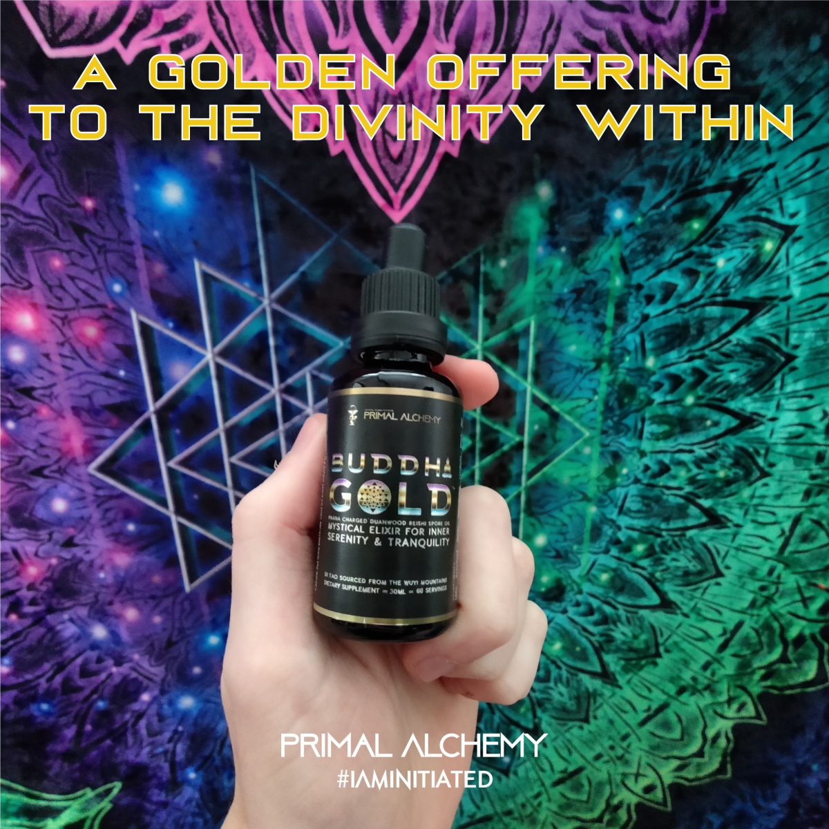 Primal Alchemy - Buddha Gold 30ml (Reishi Spore Oil)