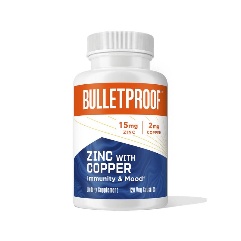 Bulletproof - Zinc with Copper 120caps