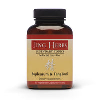 Thumbnail for Jing Herbs Bupleurum & Tang Kuei 90caps 450mg