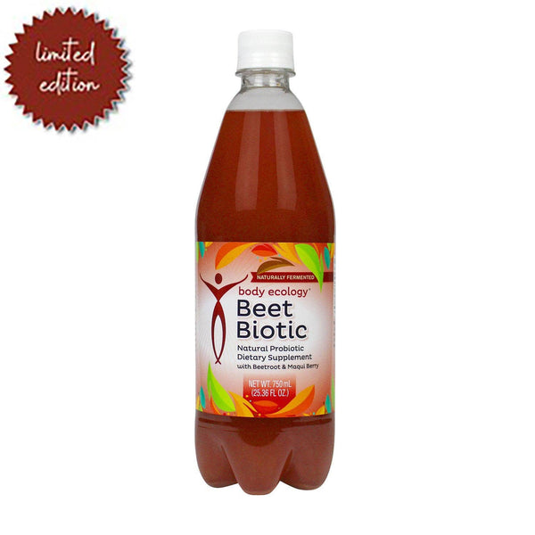 Body Ecology - Beet Biotic™ – Naturally Fermented Probiotic Drink with Beetroot & Maqui Berry (750ml)
