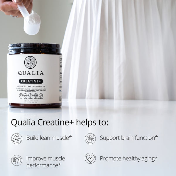 Qualia Creatine+ (158g) | Advanced Creatine Complex (OptiCreatine + Creatine MagnaPowder)