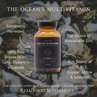 Thumbnail for APE Nutrition - Celtic Oysters - Freeze-Dried Whole Oyster Capsules (120caps)