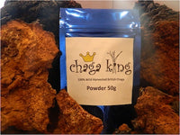 Thumbnail for Wild Chaga King Powder 50g (100% British Wild Chaga Powder)