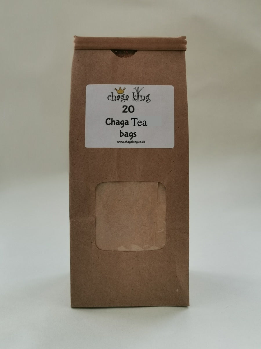 Wild Chaga King Chaga Tea Bags - (20 tea bags) (100% British Wild Chaga)