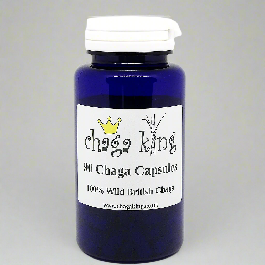 Wild Chaga King Chaga Capsules - (90capsules) (100% British Wild Chaga)