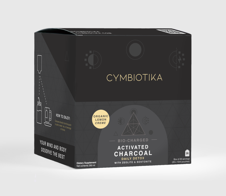 Cymbiotika - Activated Charcoal (26x10ml Pouches)