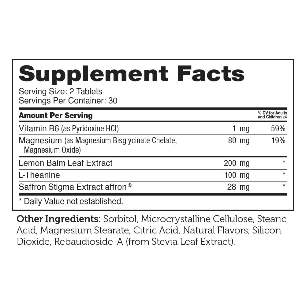 Zahler - Child Calm 60 Chewable Tablets (Magnesium for Kids)