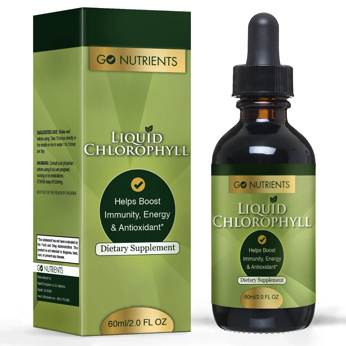 Go Nutrients - Liquid Chlorophyll 60ml