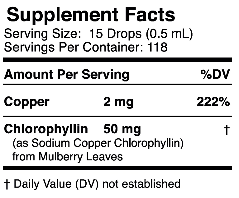 Go Nutrients - Liquid Chlorophyll 60ml