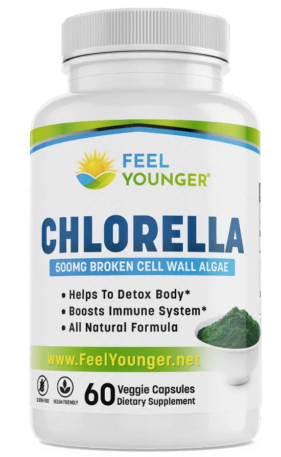 Feel Younger - Chlorella 500mg 60caps